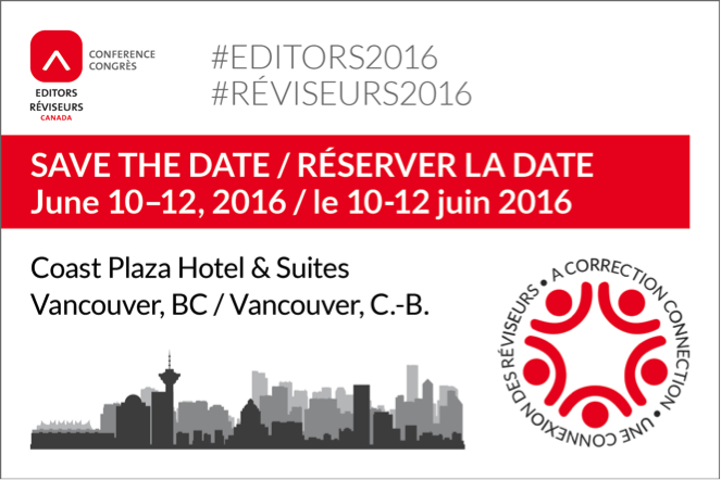 Where you’ll find me at #Editors2016